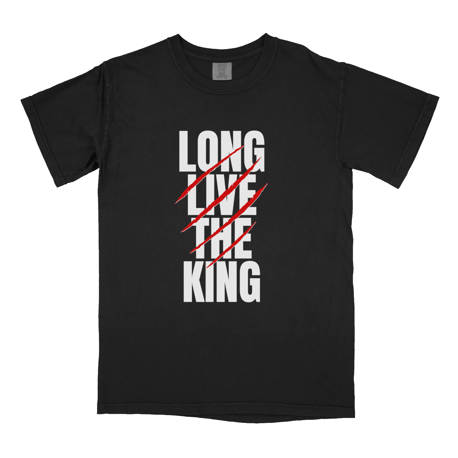 Long Live The King Black T-Shirt