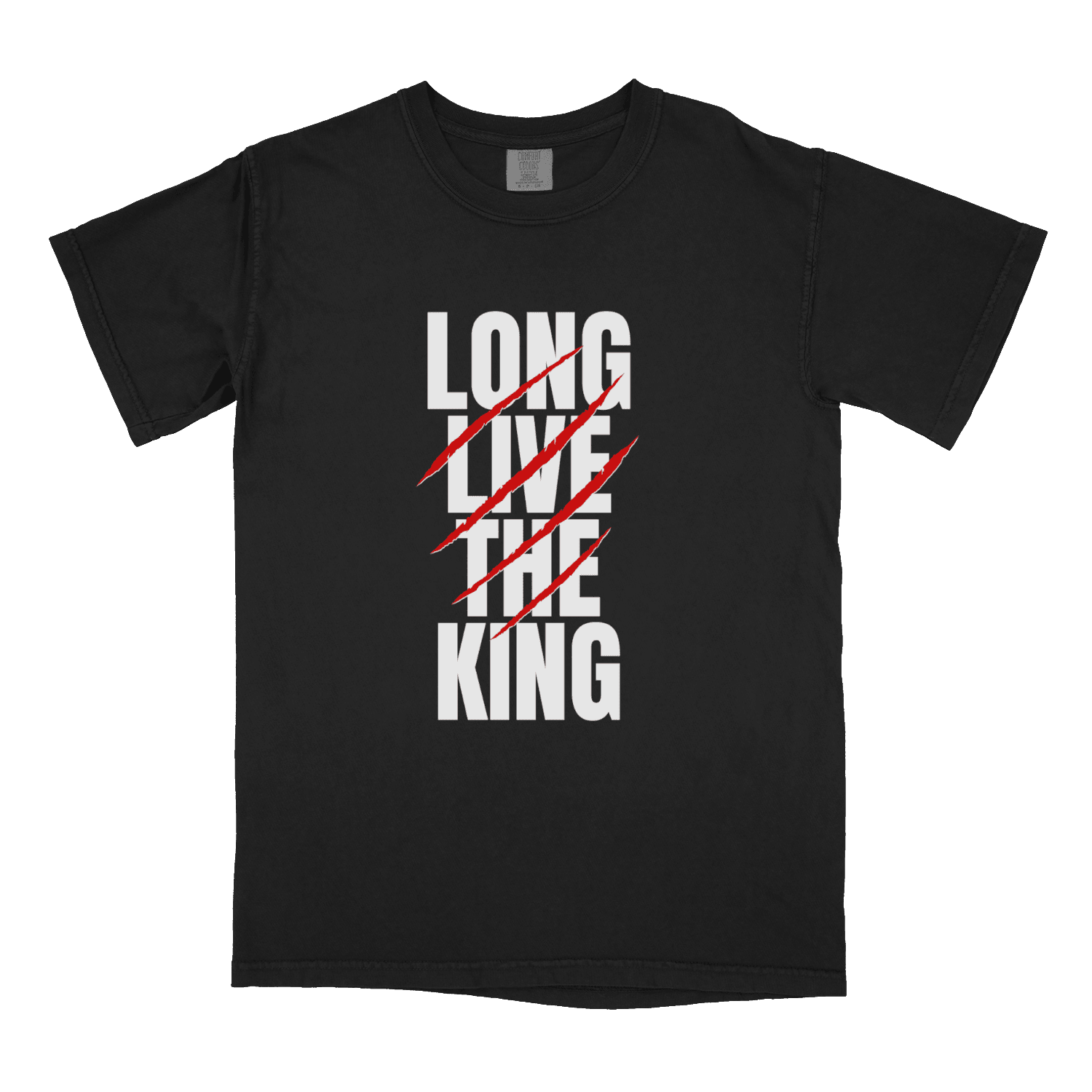 Long Live The King Black T-Shirt